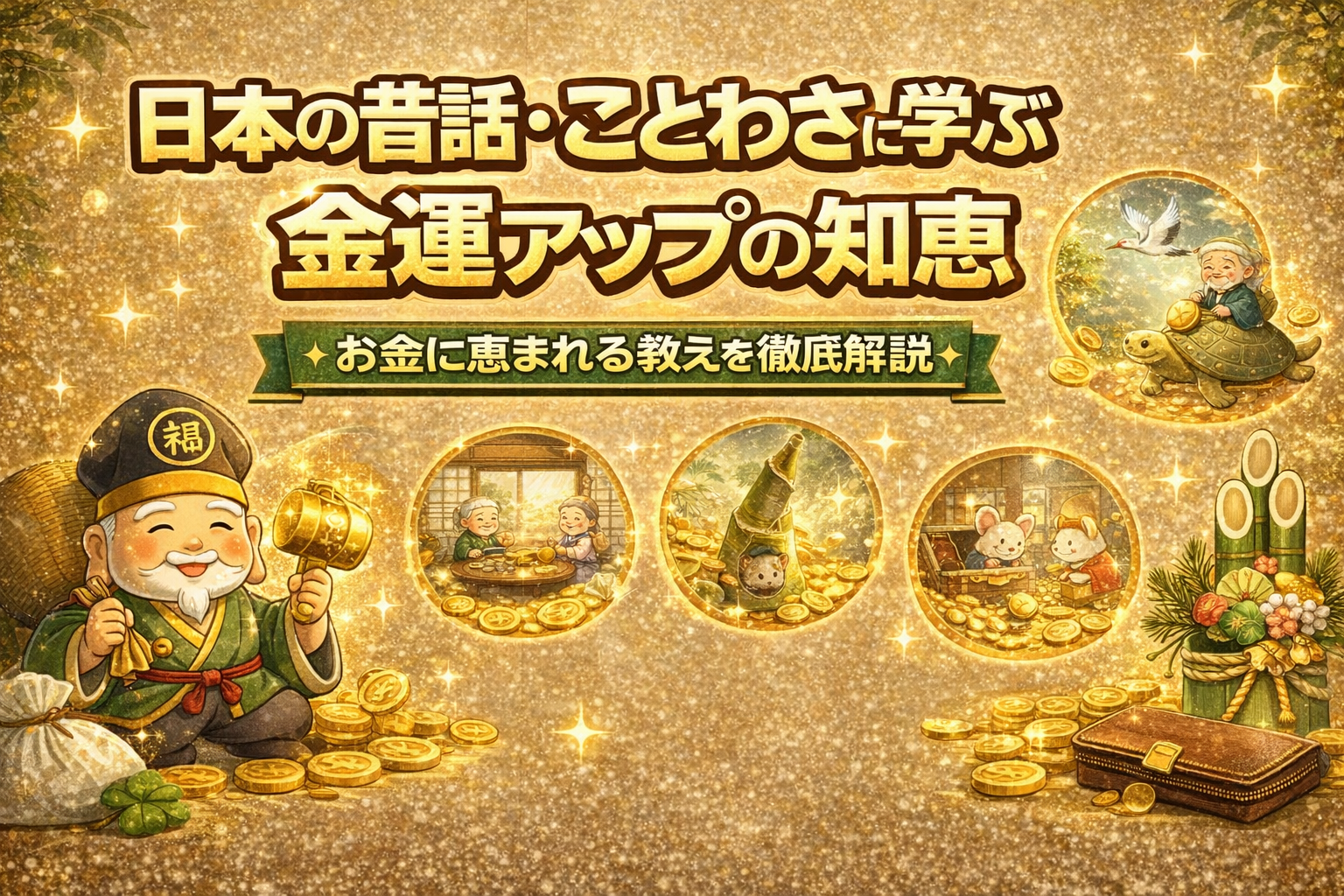 日本の昔話・ことわざに学ぶ金運アップの知恵